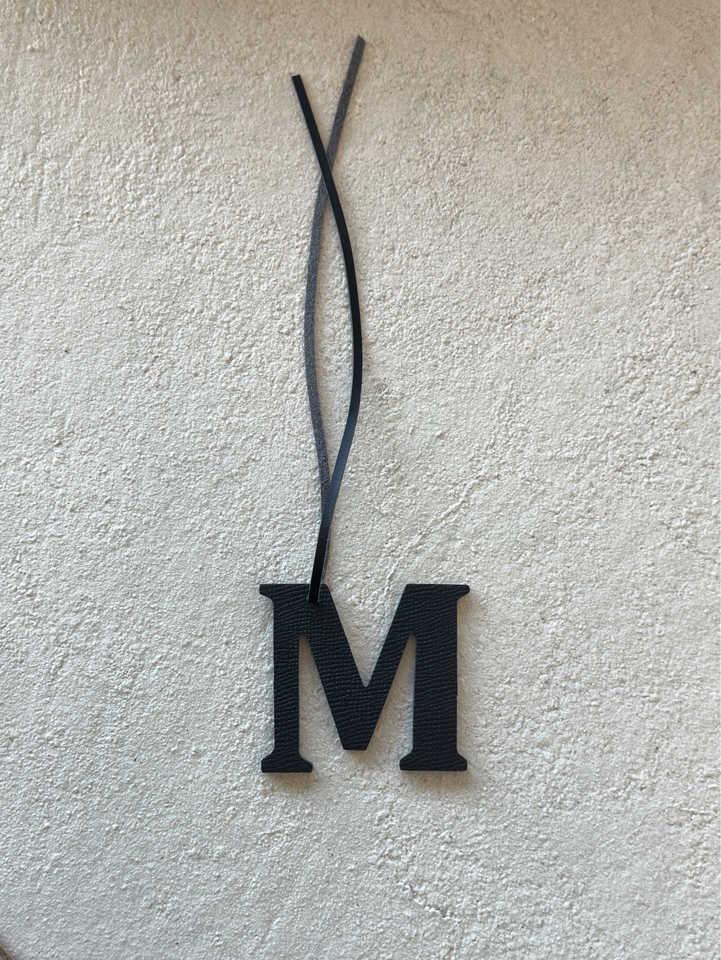 Letter M Black