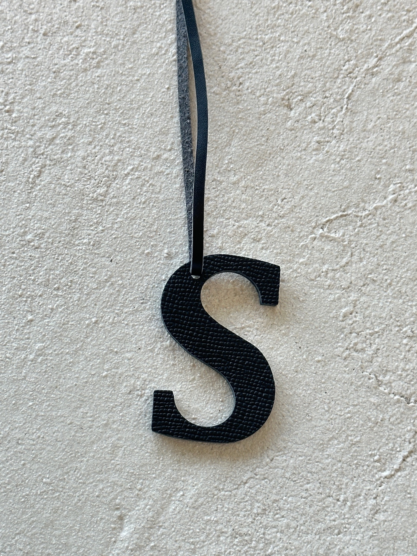 Letter S Black