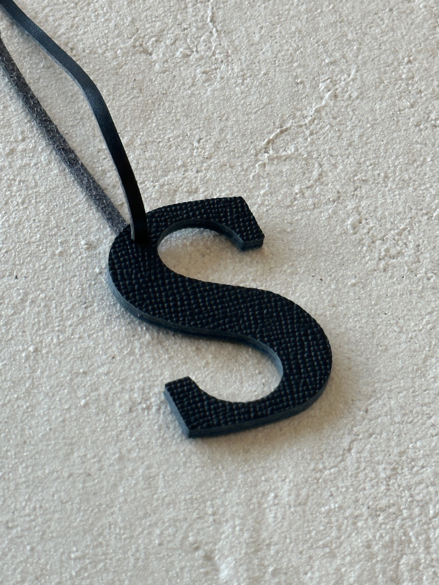 Letter S Black
