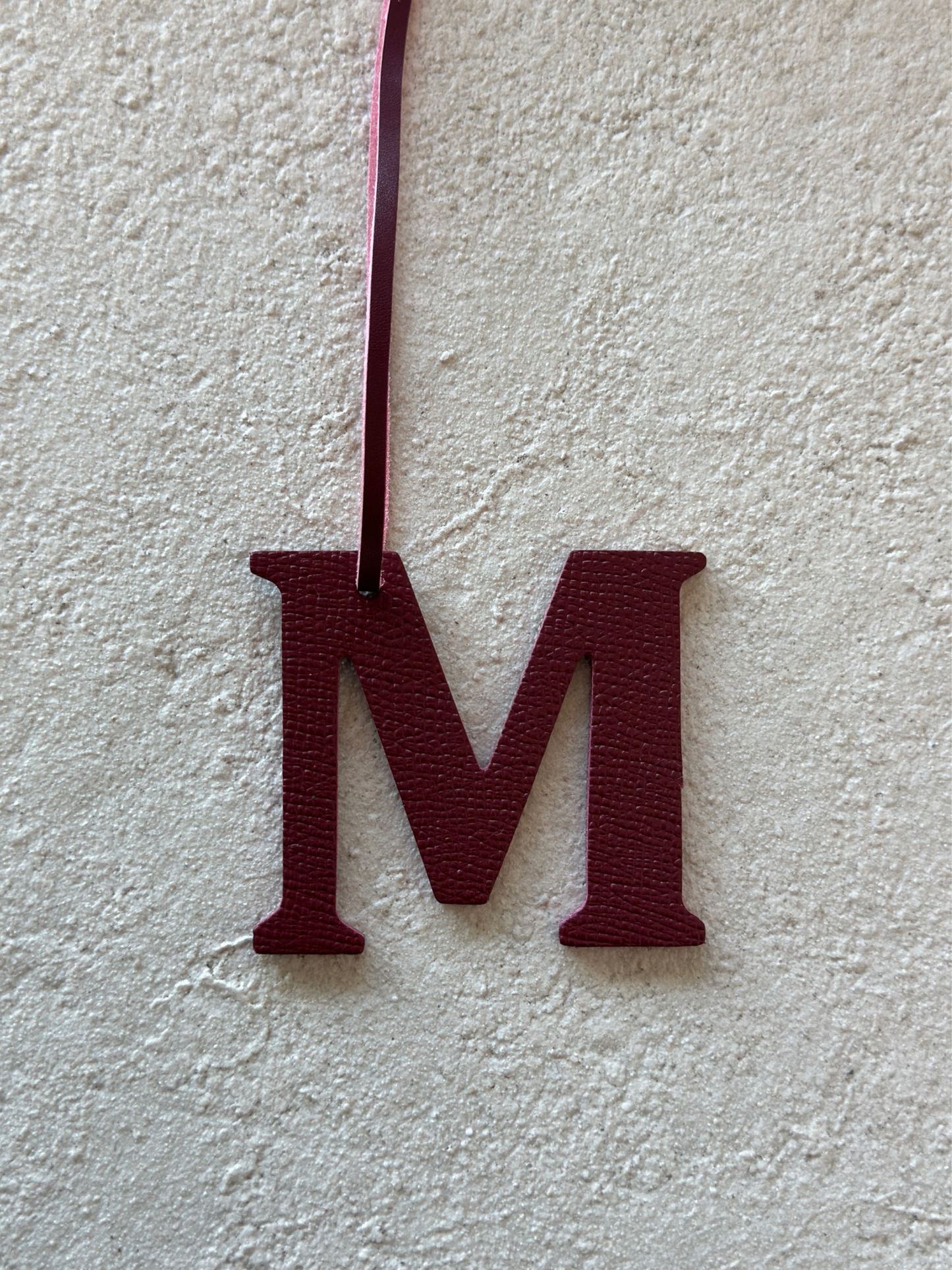 Letter M Red
