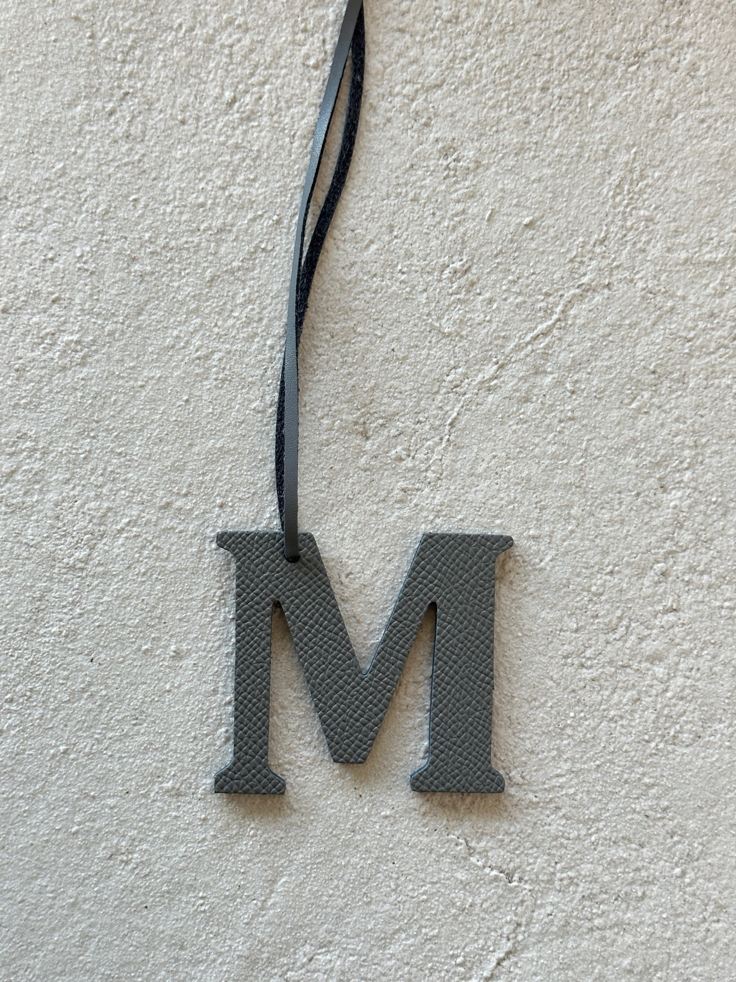 Letter M Grey