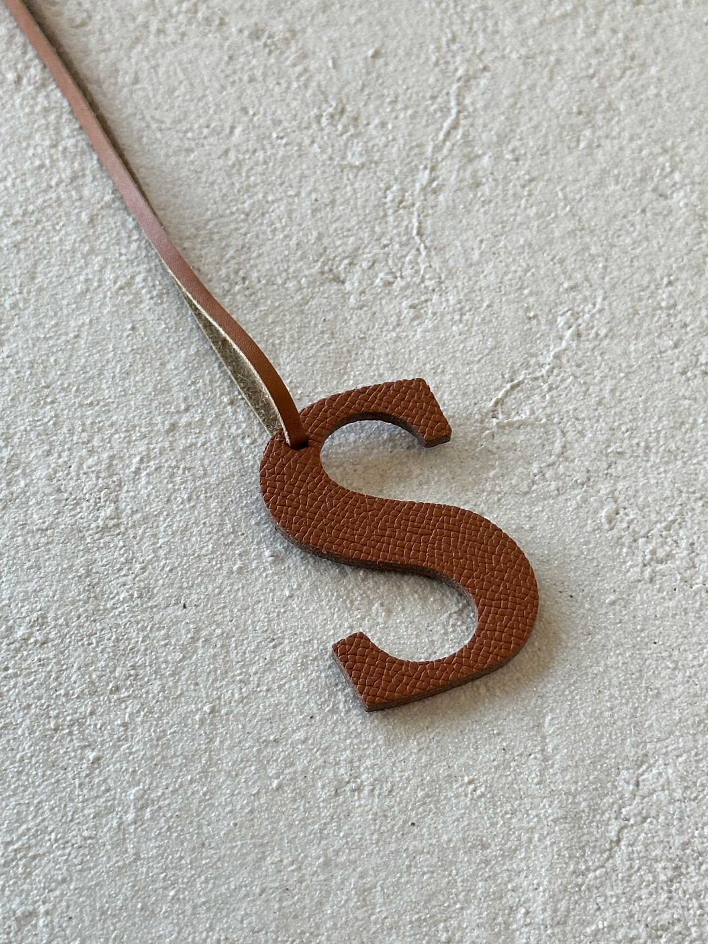 Letter S Brown