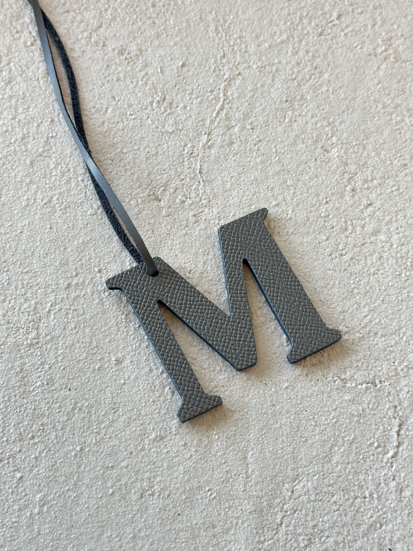 Letter M Grey