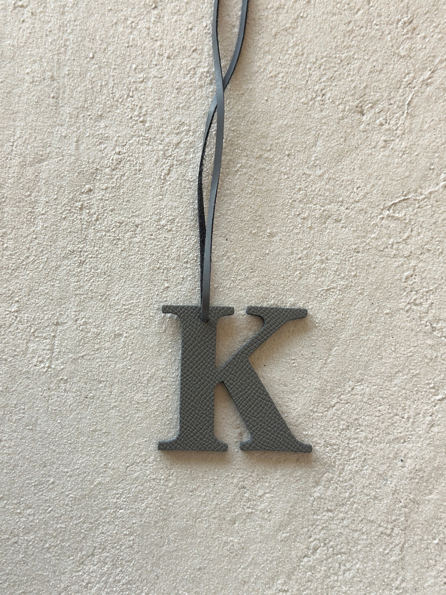Letter K Grey
