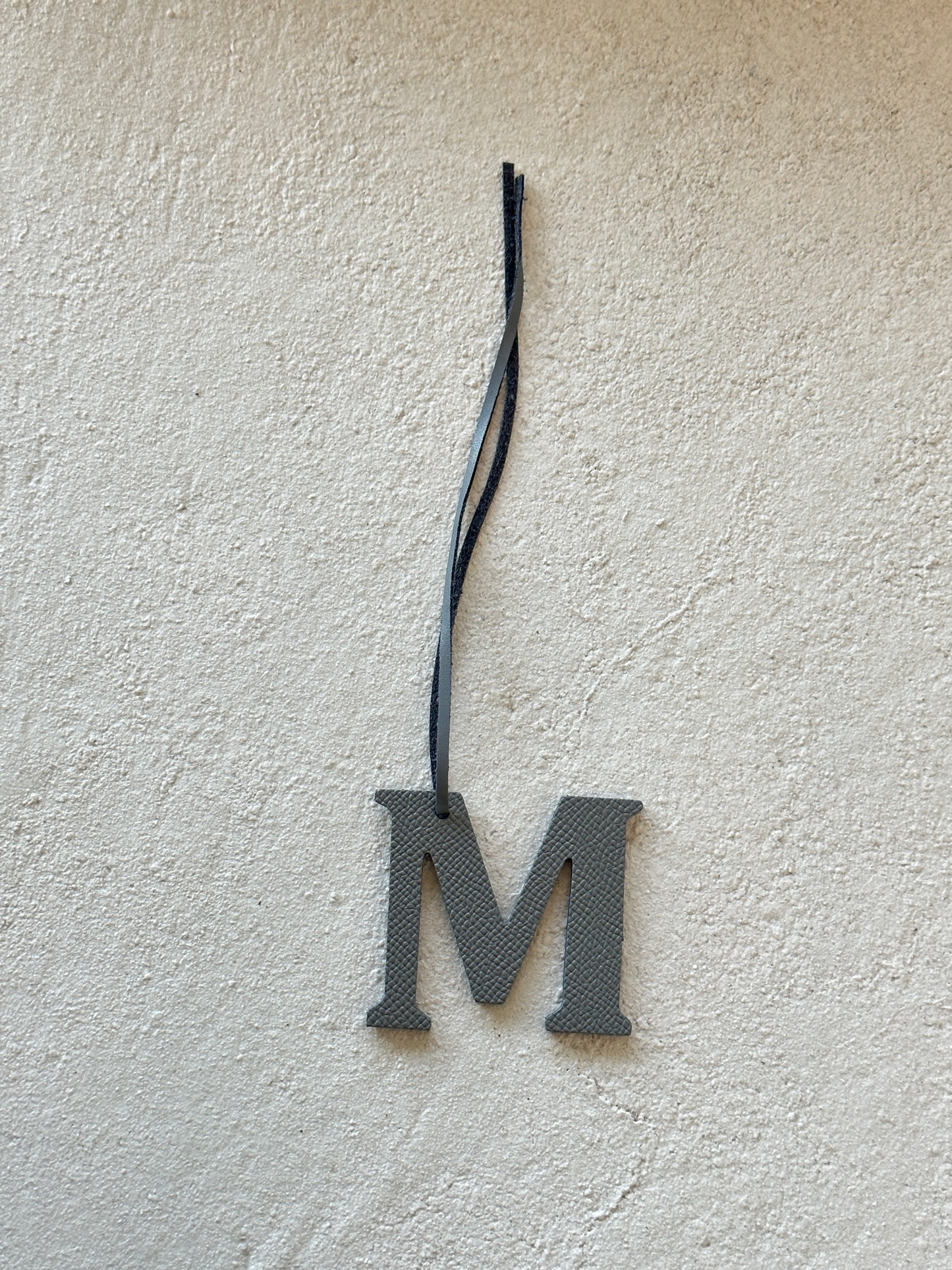 Letter M Grey
