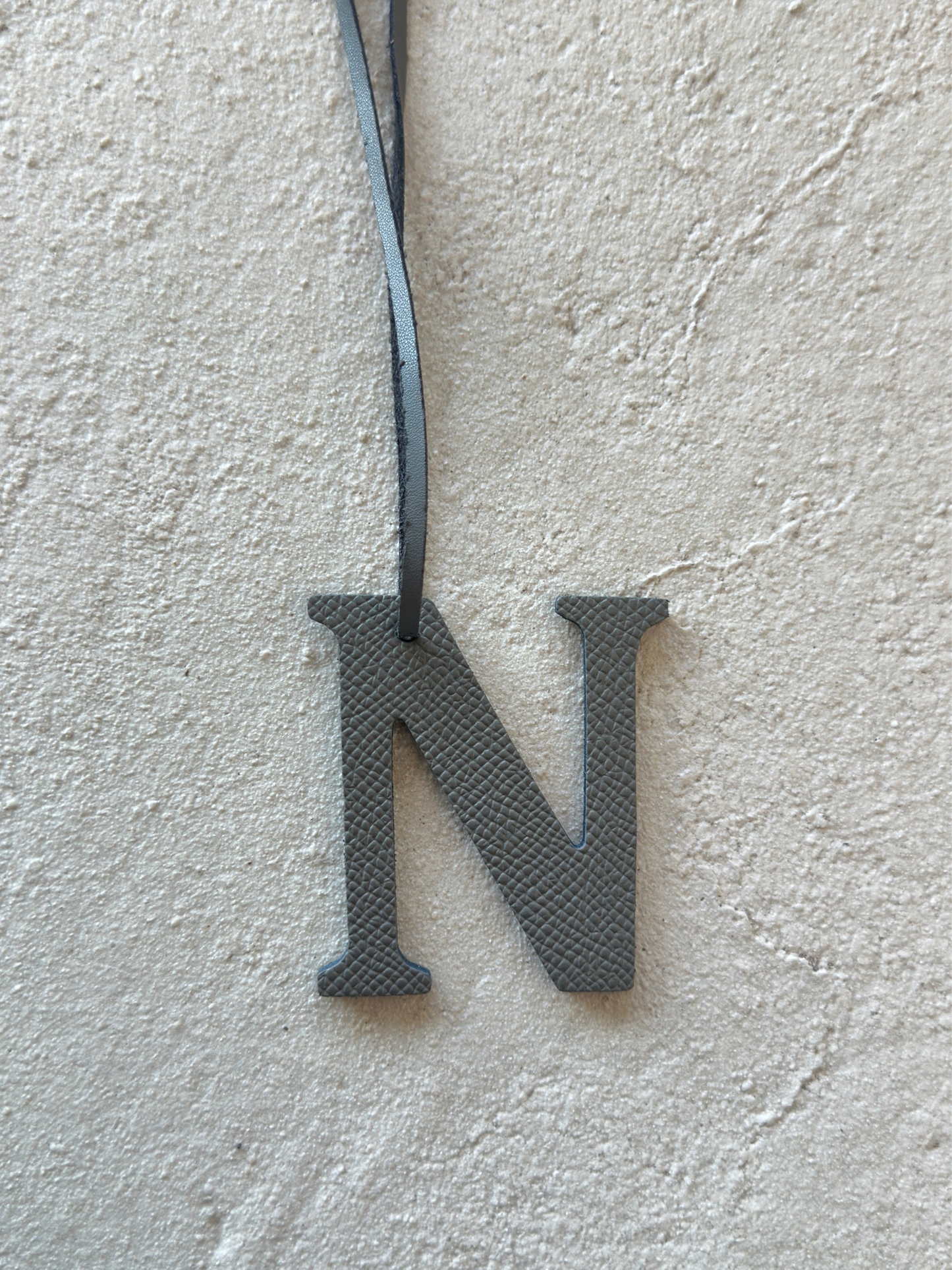 Letter N Grey