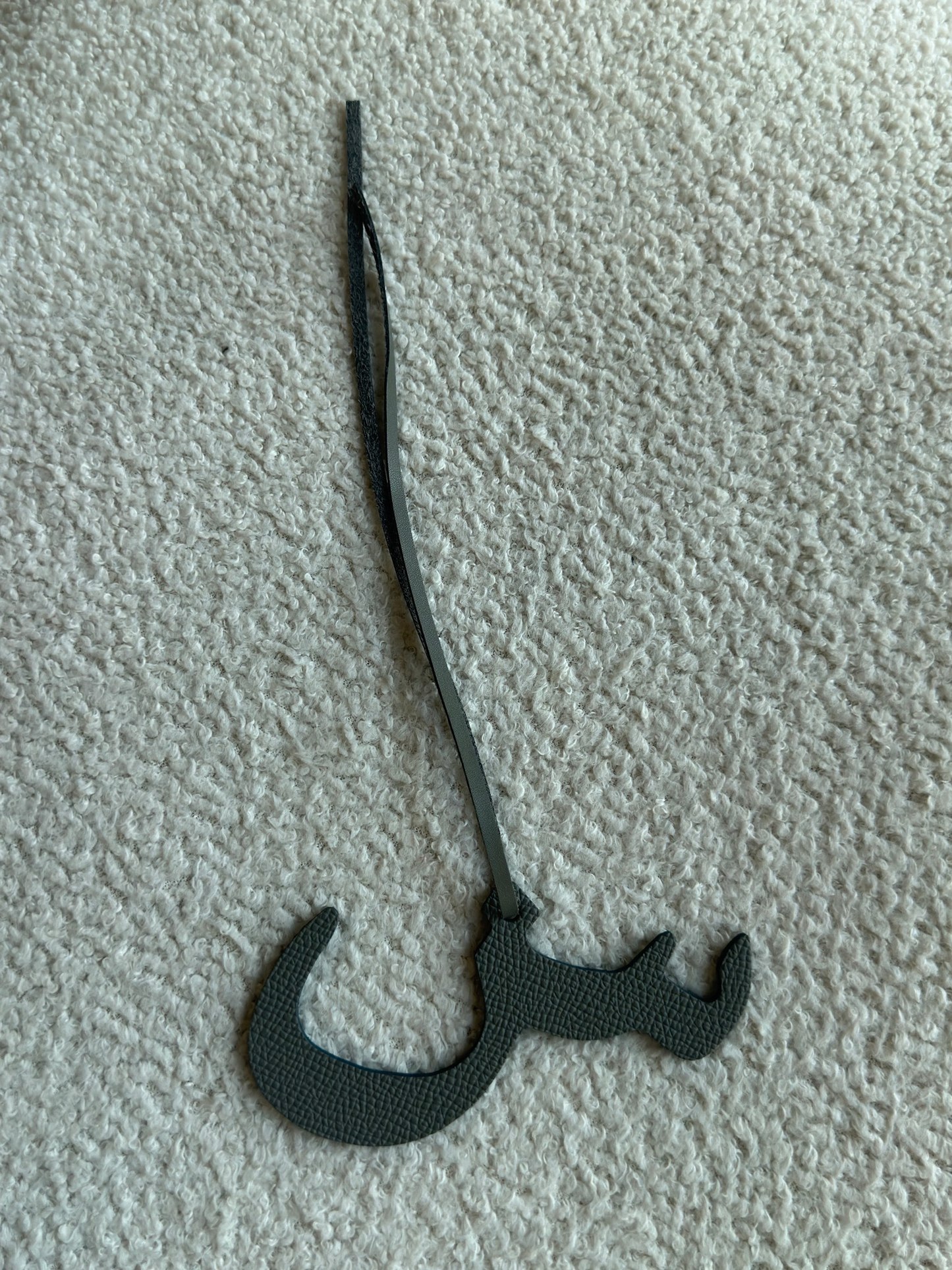 Letter س Grey
