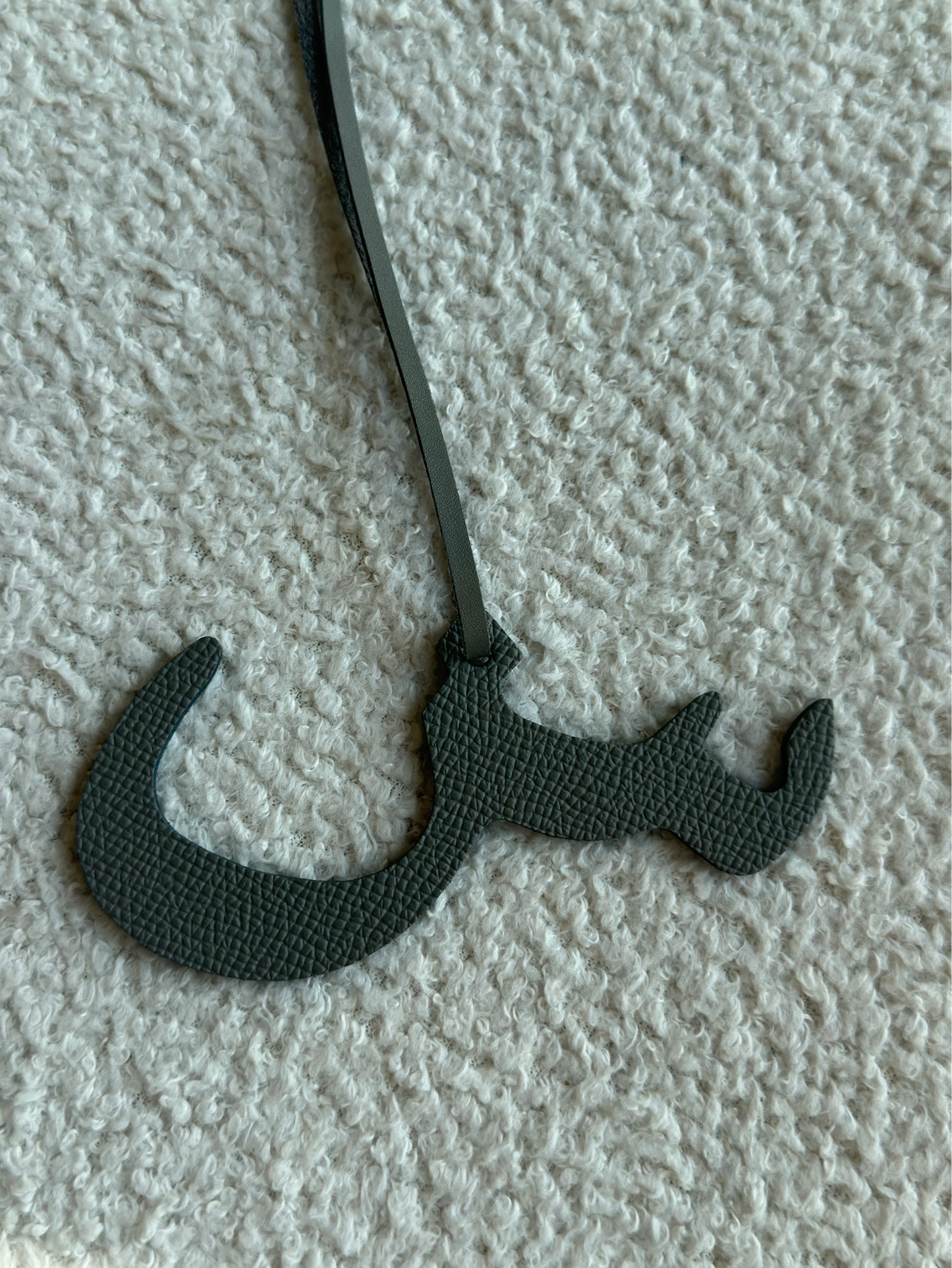 Letter س Grey