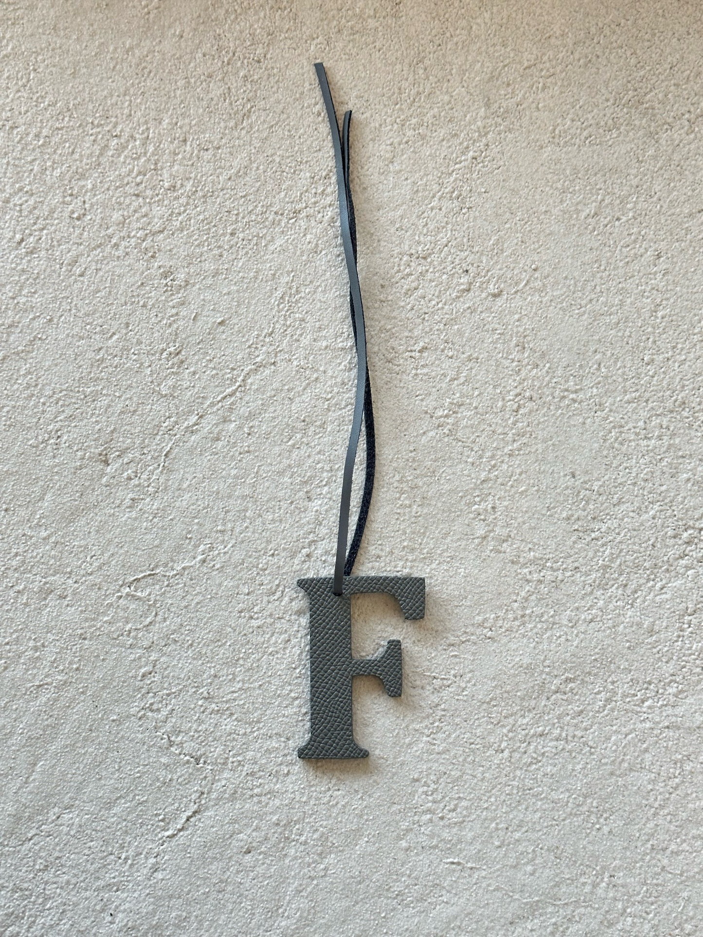 Letter F Grey