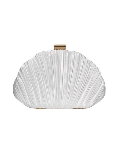 Celié clutch white