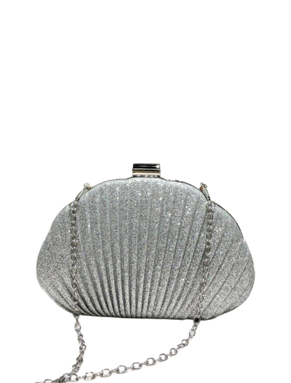 Celié clutch silver