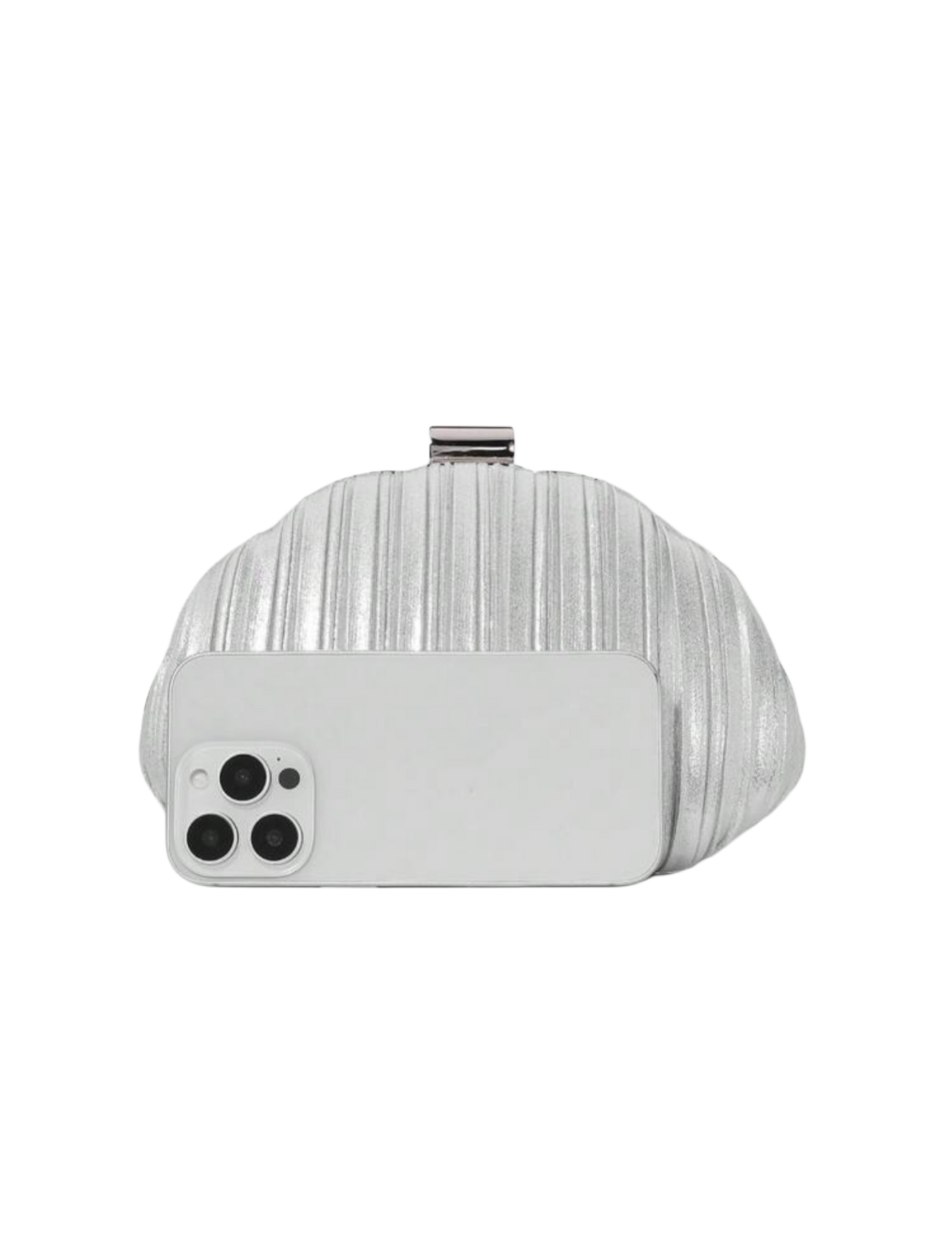 Celié clutch silver