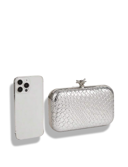 Elira clutch silver