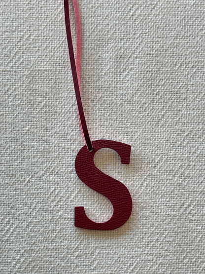 Letter S Red