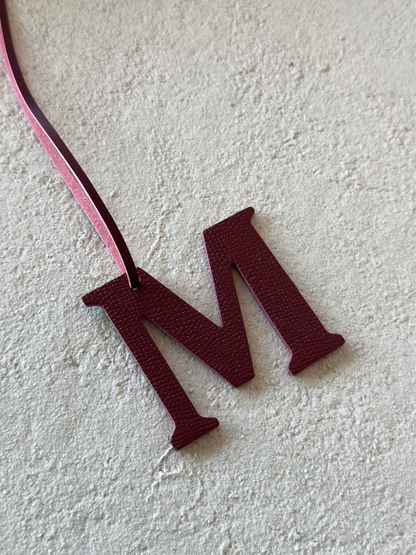 Letter M Red