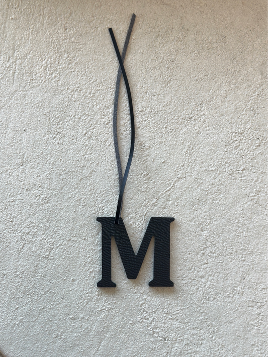 Letter M Black