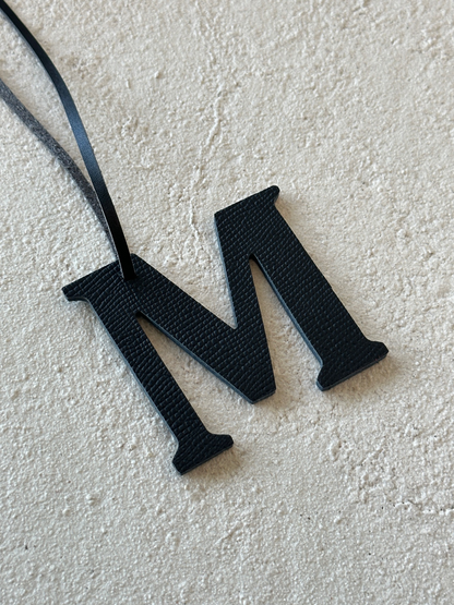 Letter M Black