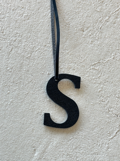 Letter S Black