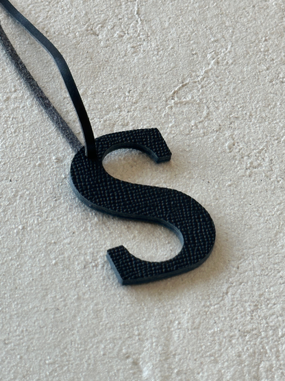 Letter S Black