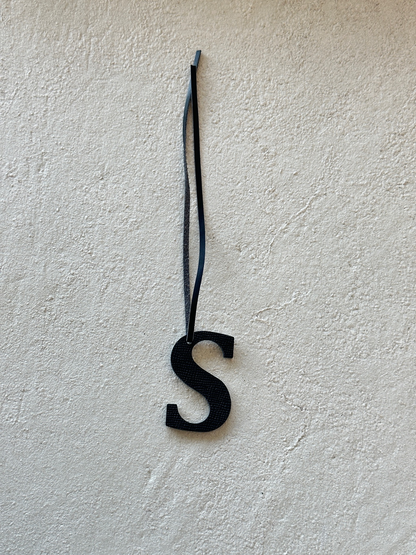 Letter S Black