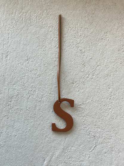 Letter S Brown