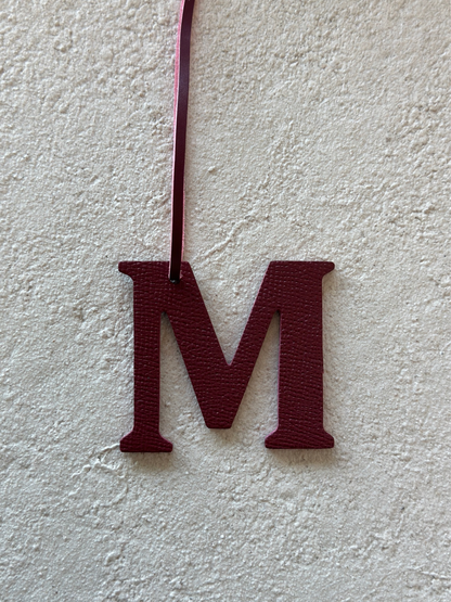 Letter M Red