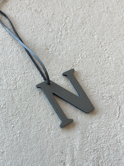 Letter N Grey