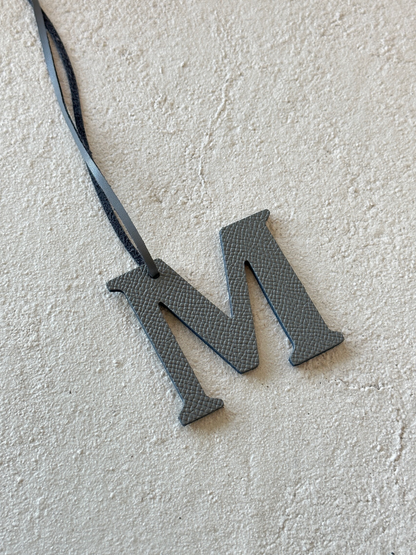 Letter M Grey