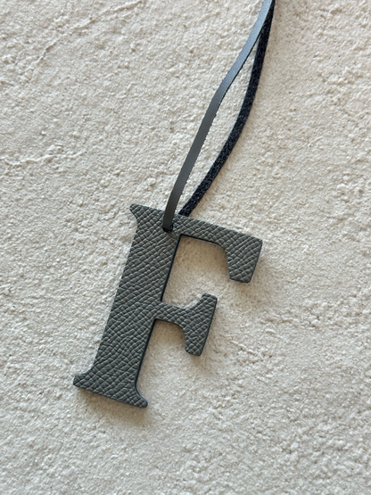 Letter F Grey
