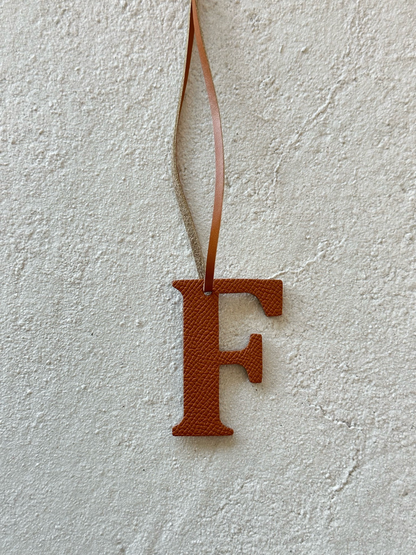 Letter F Brown