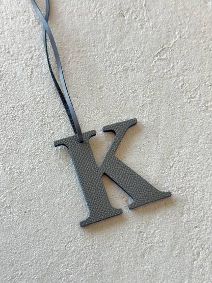 Letter K Grey