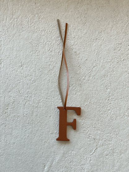 Letter F Brown