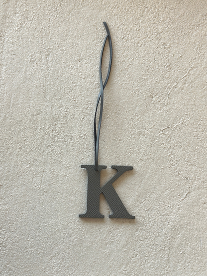 Letter K Grey