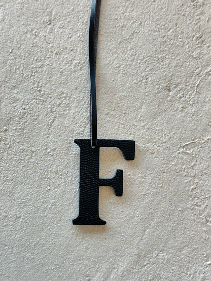 Letter F Black