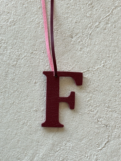 Letter F Red