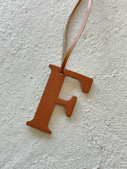 Letter F Brown