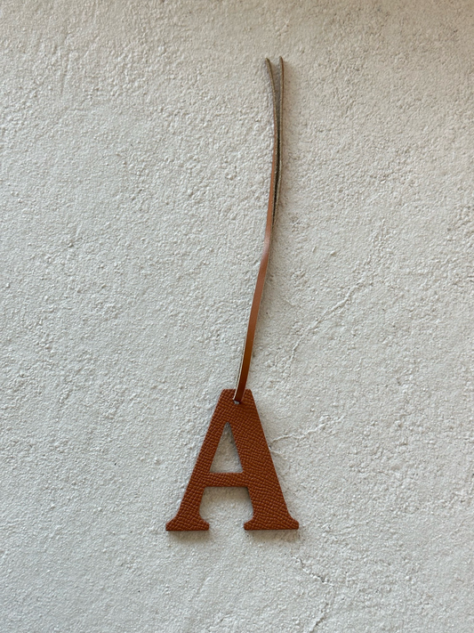 Letter A brown