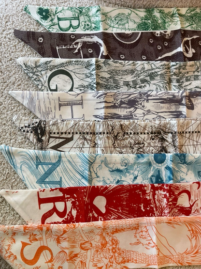 Scarf Letter D