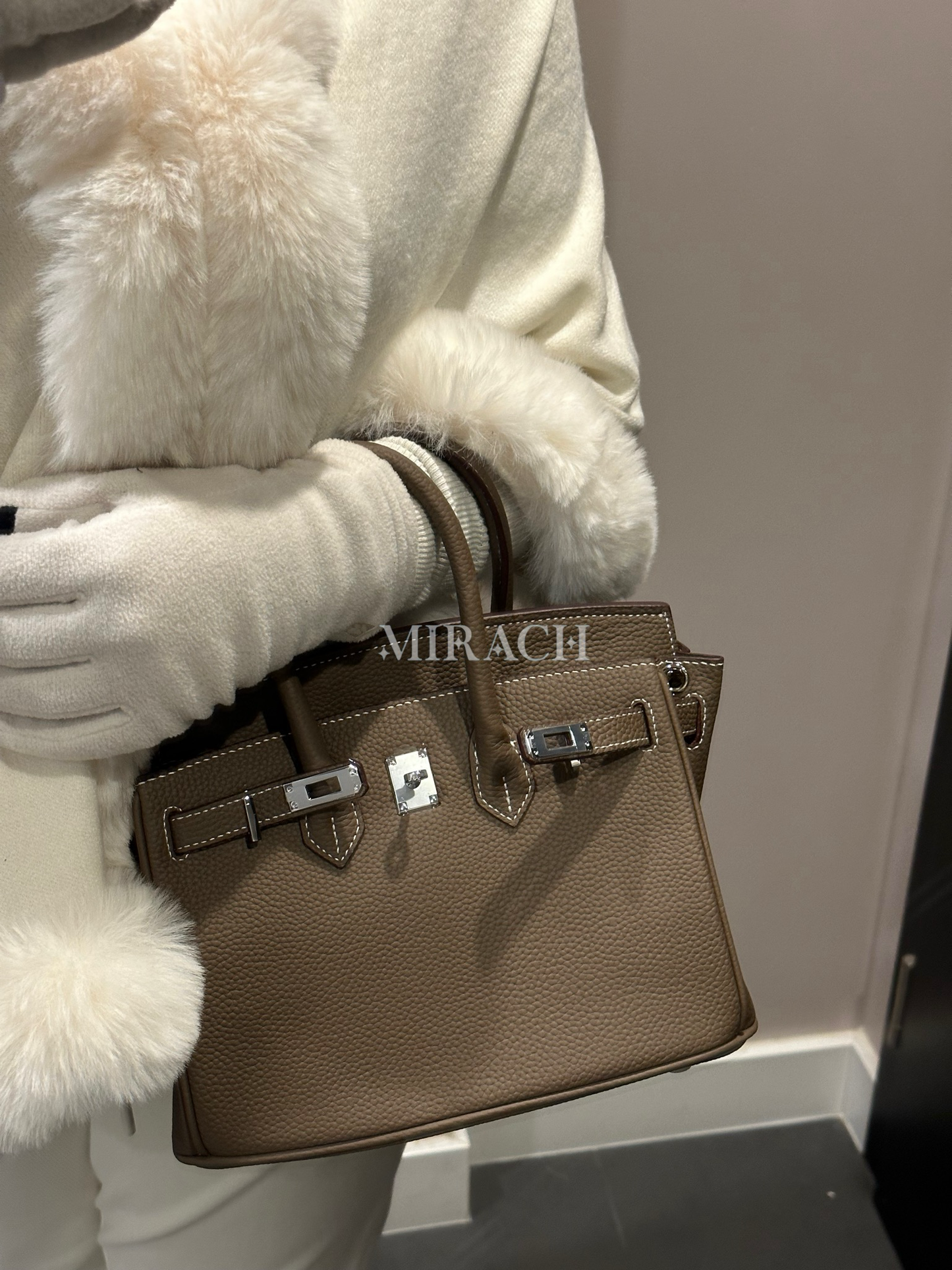 Birkin 25CM Taupe