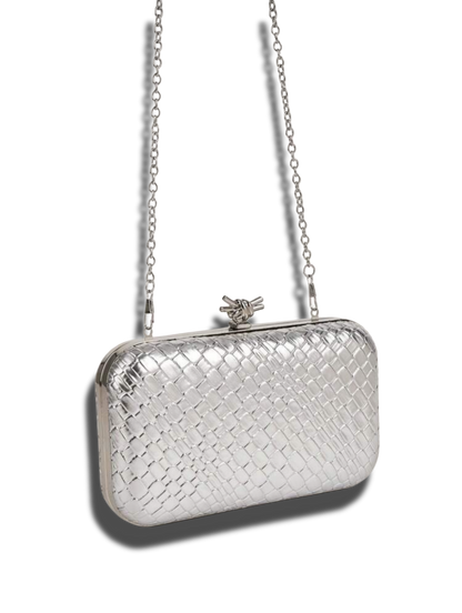 Elira clutch silver