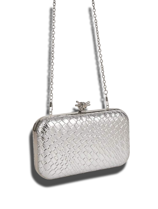 Elira clutch silver