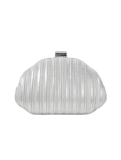 Celié clutch silver