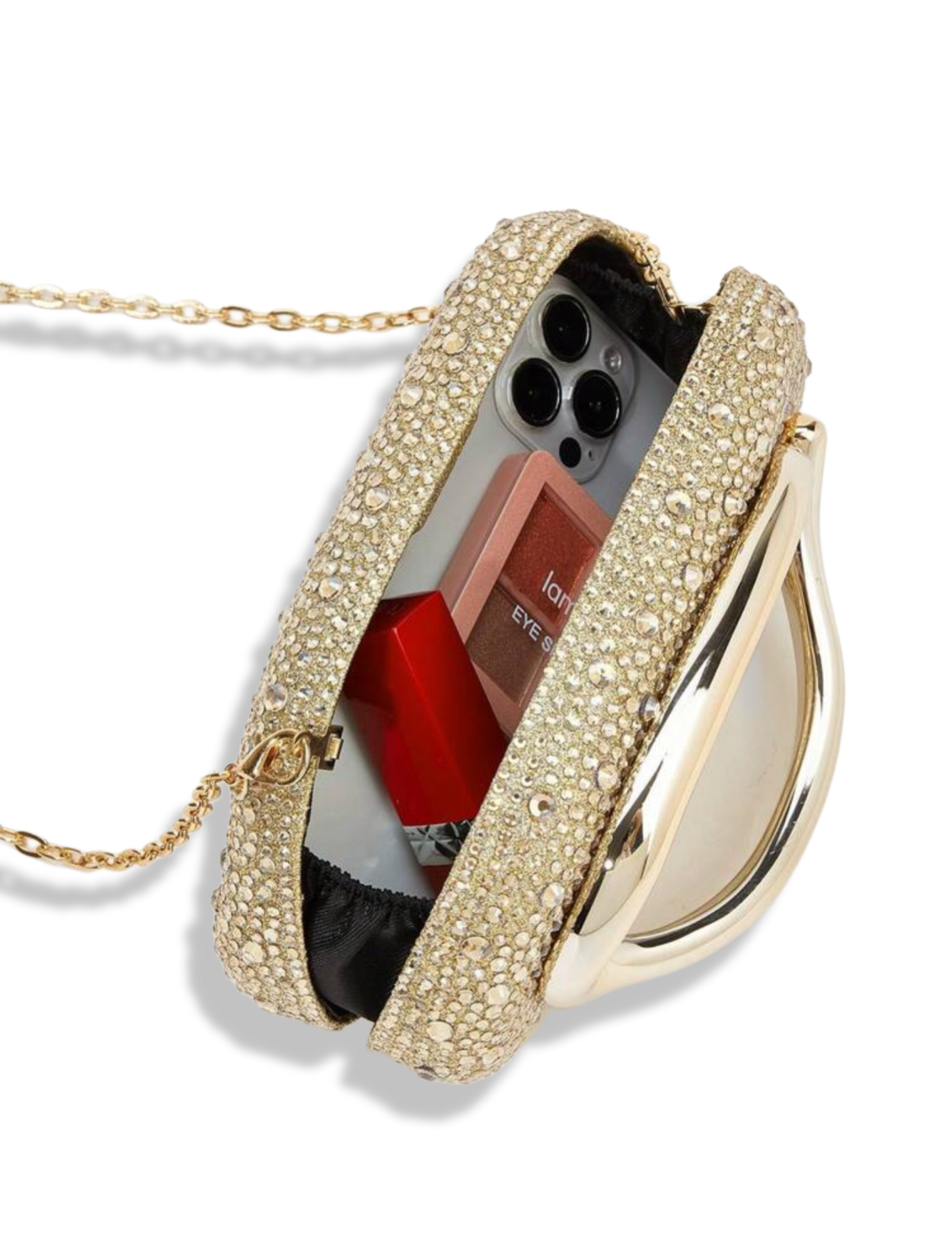 ORA clutch sparkle gold