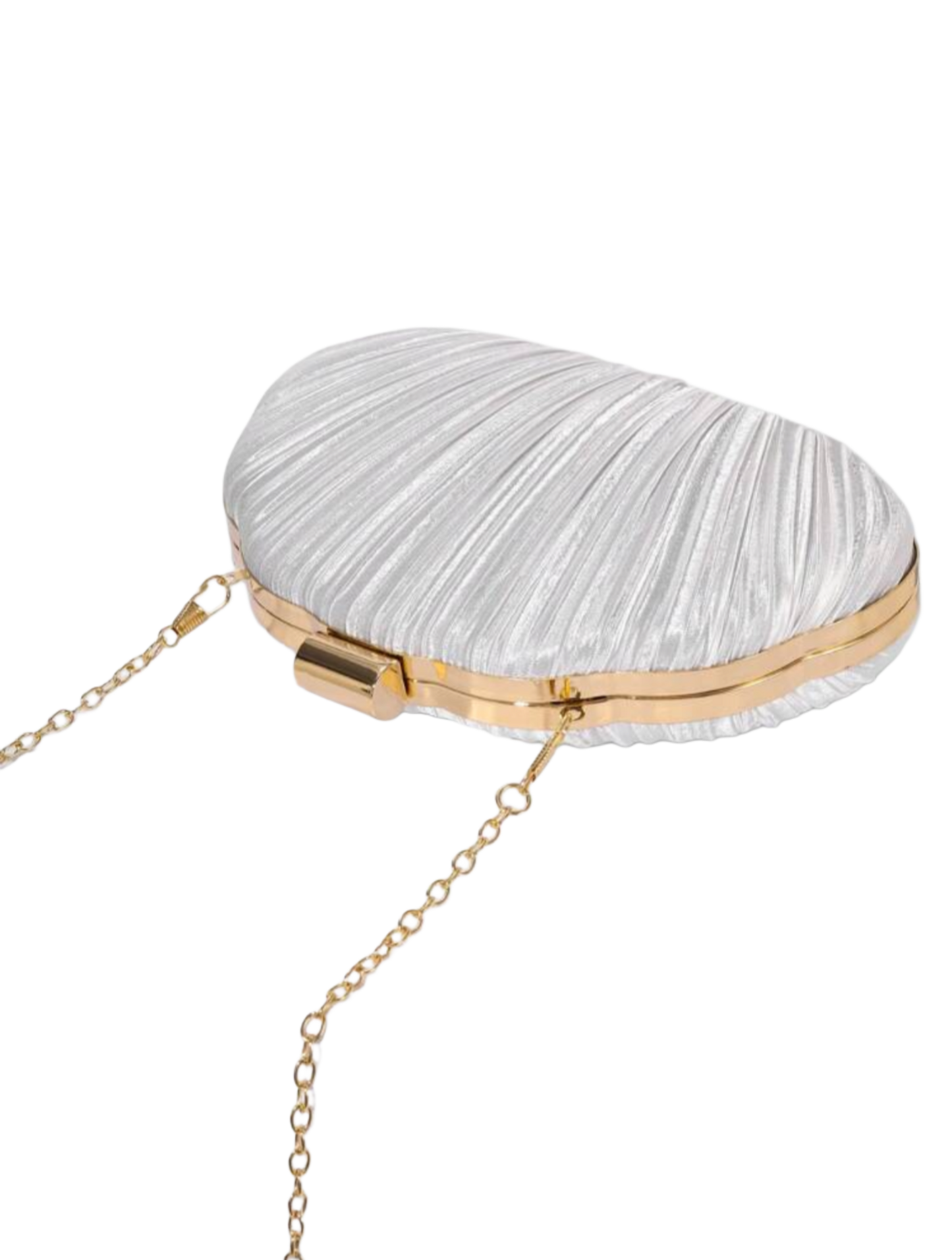 Celié clutch white