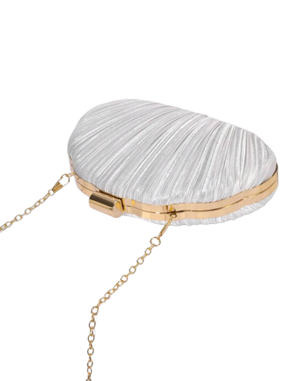 Celié clutch white