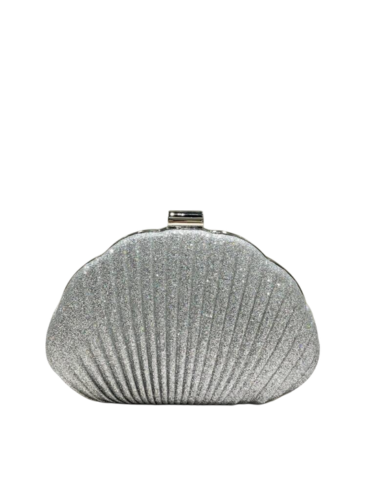 Celié clutch silver