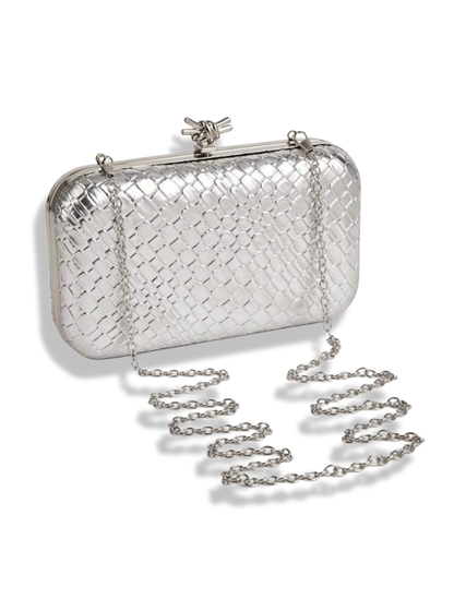 Elira clutch silver