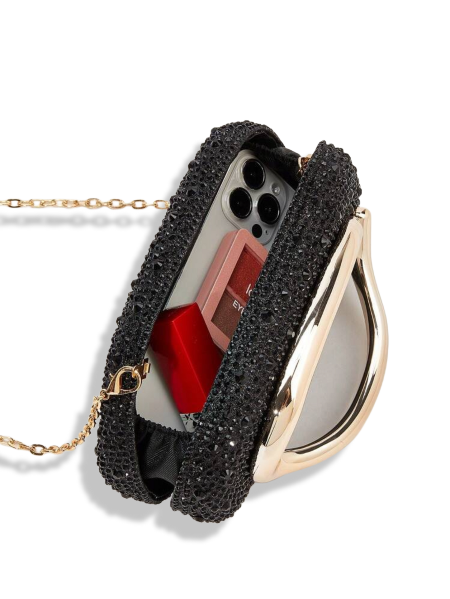 ORA clutch sparkle black