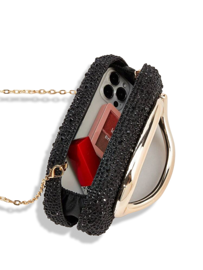 ORA clutch sparkle black