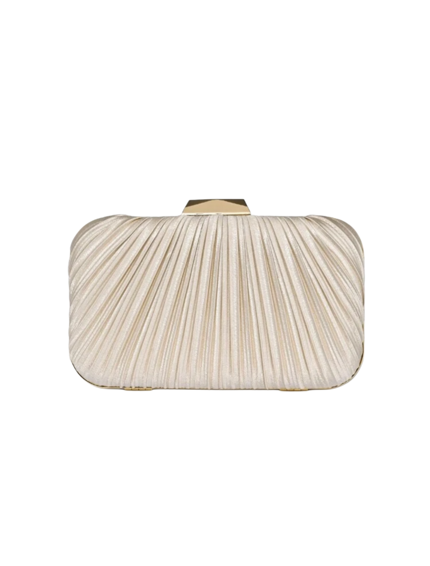 Celié square clutch cream